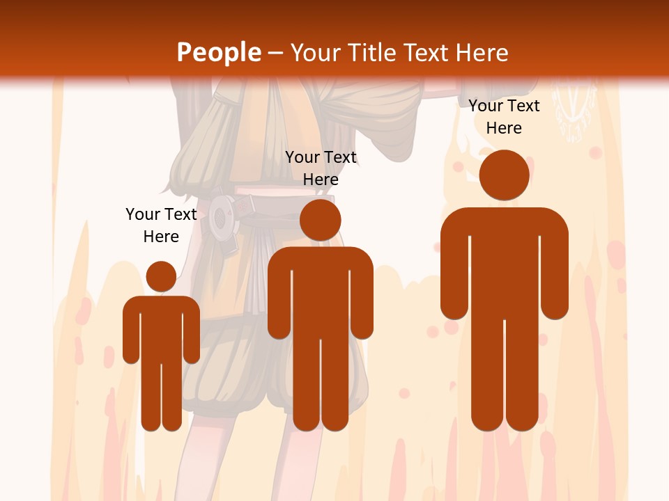 A Girl In A Yellow Dress With A Hat On Her Head PowerPoint Template