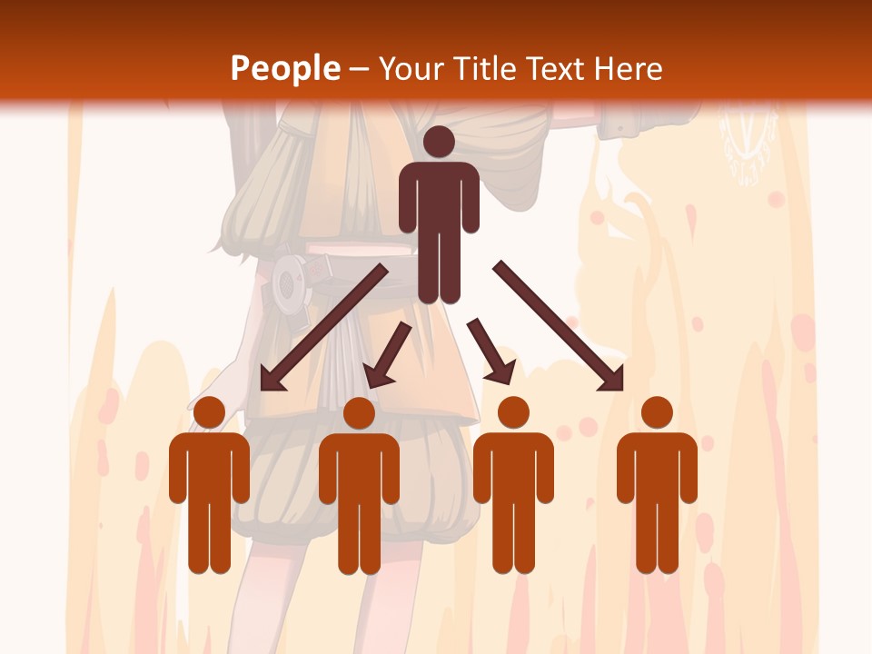 A Girl In A Yellow Dress With A Hat On Her Head PowerPoint Template