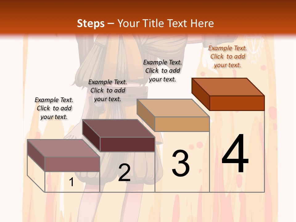 A Girl In A Yellow Dress With A Hat On Her Head PowerPoint Template
