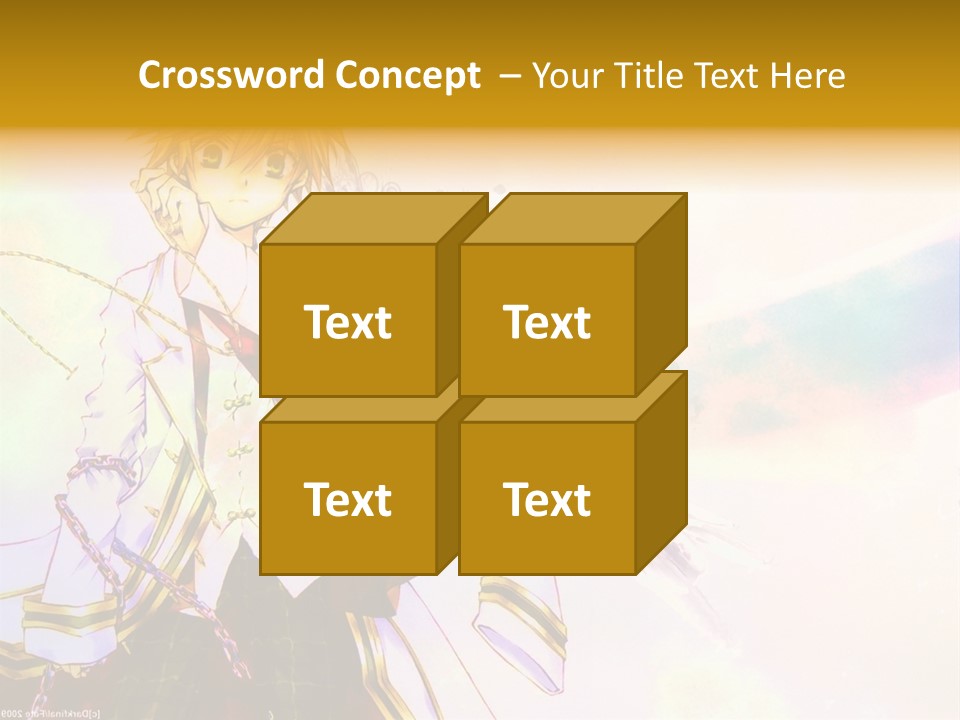 A Anime Character Is Holding A Tennis Racket PowerPoint Template
