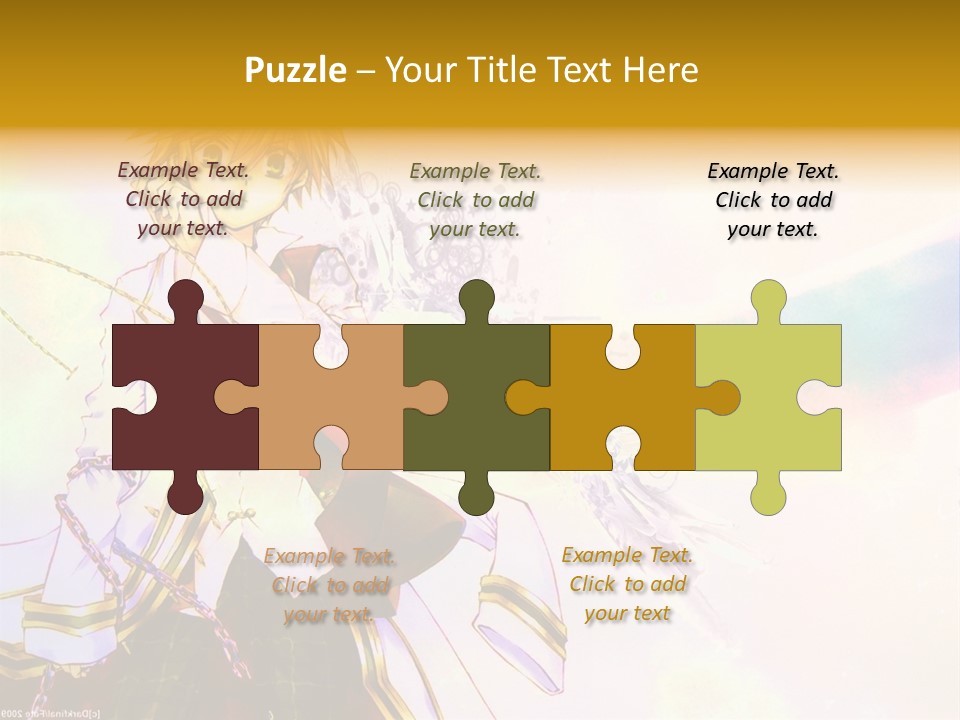 A Anime Character Is Holding A Tennis Racket PowerPoint Template