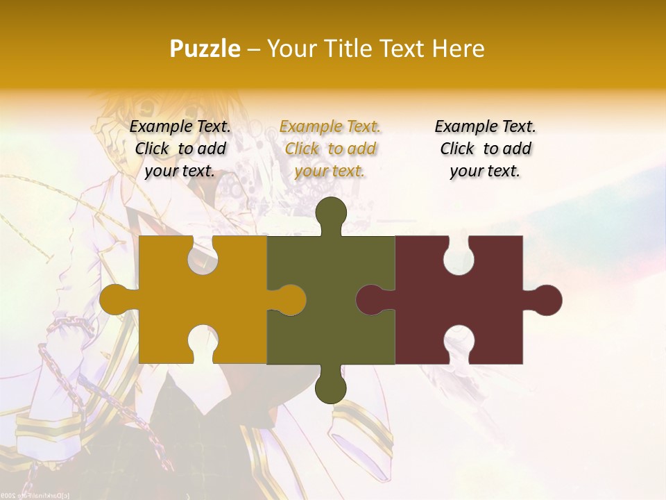 A Anime Character Is Holding A Tennis Racket PowerPoint Template