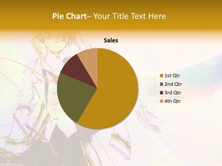 A Anime Character Is Holding A Tennis Racket PowerPoint Template