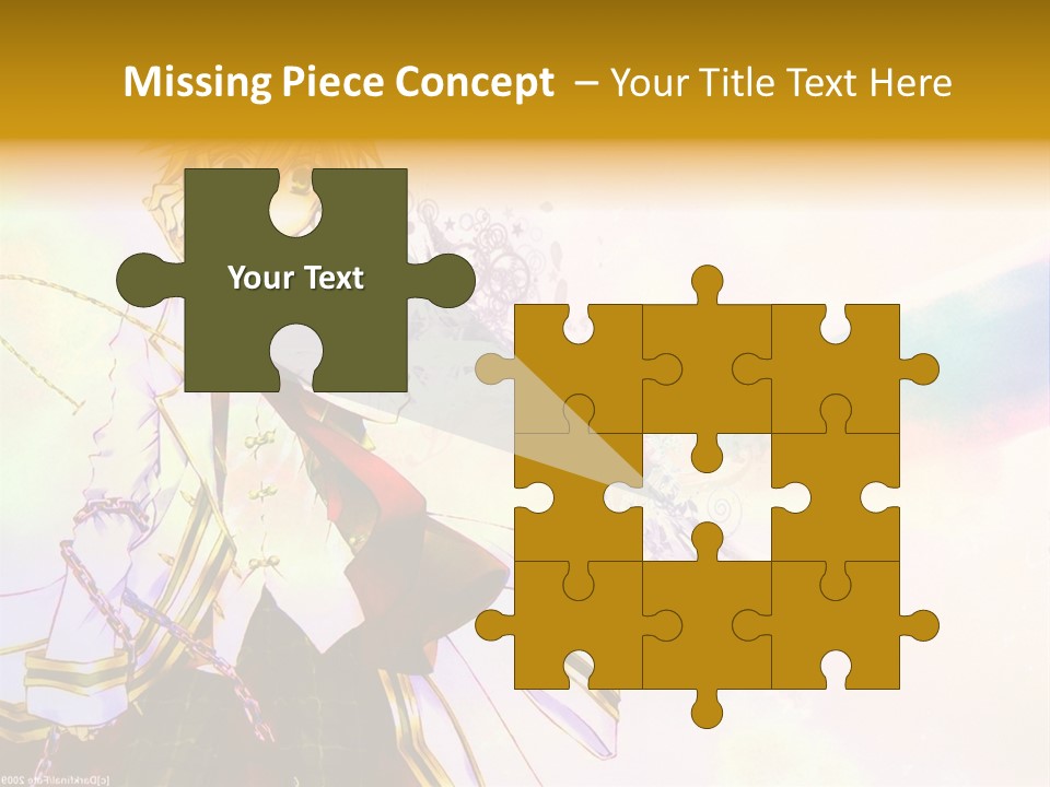 A Anime Character Is Holding A Tennis Racket PowerPoint Template