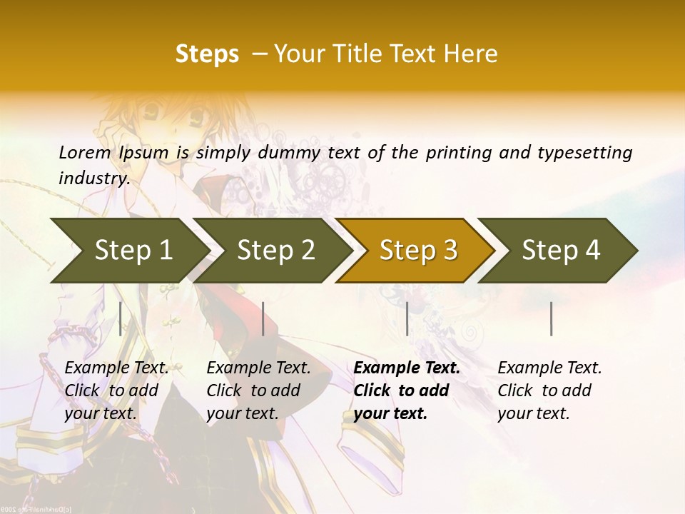 A Anime Character Is Holding A Tennis Racket PowerPoint Template