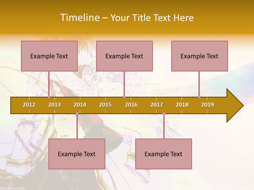 A Anime Character Is Holding A Tennis Racket PowerPoint Template