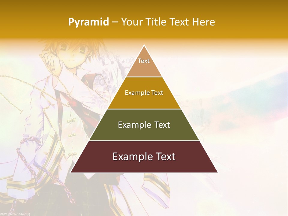 A Anime Character Is Holding A Tennis Racket PowerPoint Template