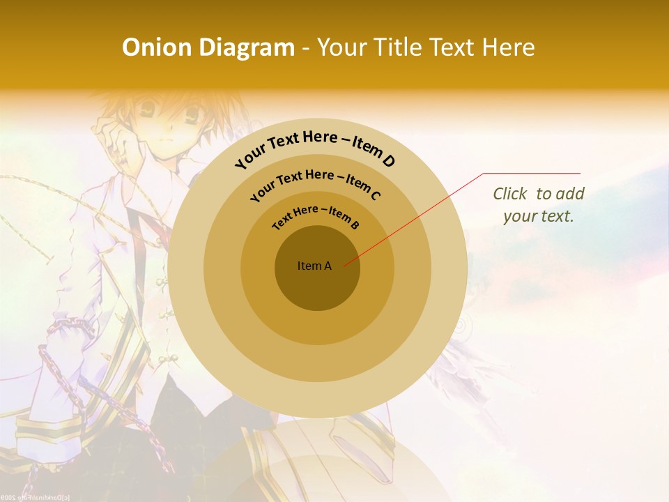 A Anime Character Is Holding A Tennis Racket PowerPoint Template