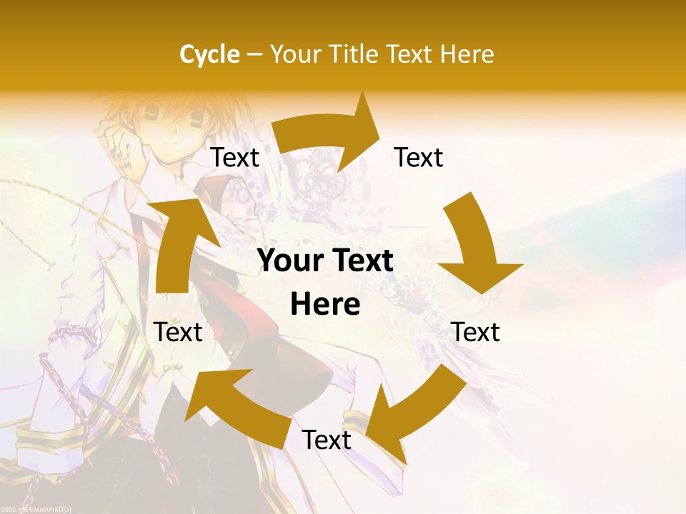 A Anime Character Is Holding A Tennis Racket PowerPoint Template