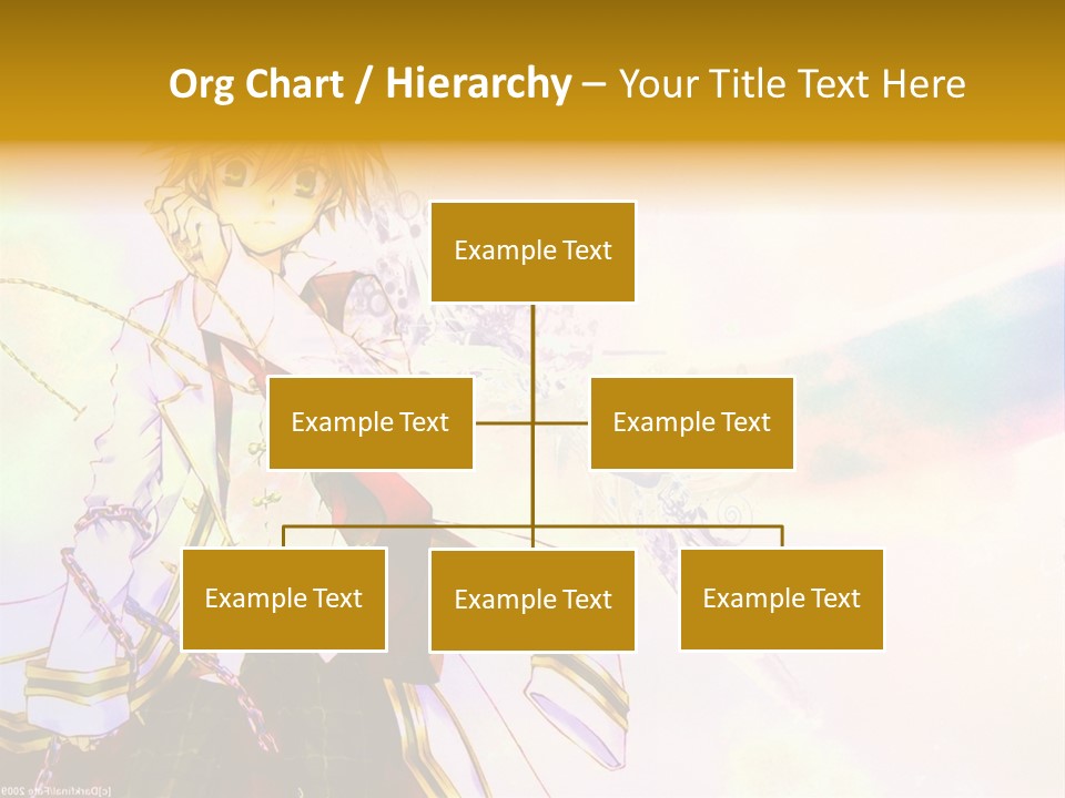 A Anime Character Is Holding A Tennis Racket PowerPoint Template