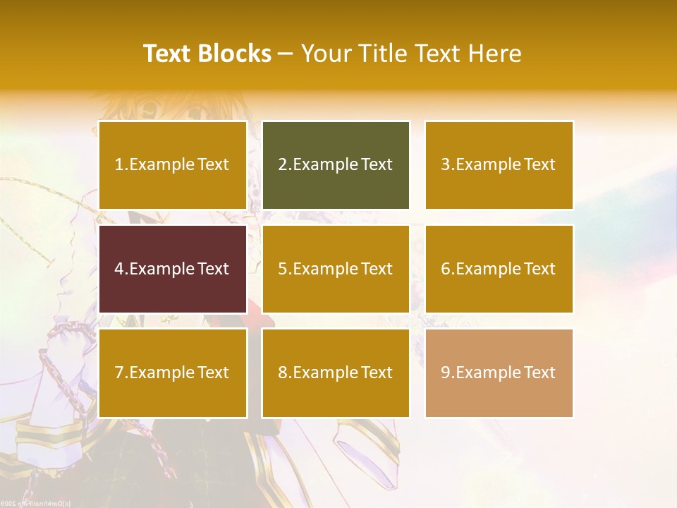 A Anime Character Is Holding A Tennis Racket PowerPoint Template