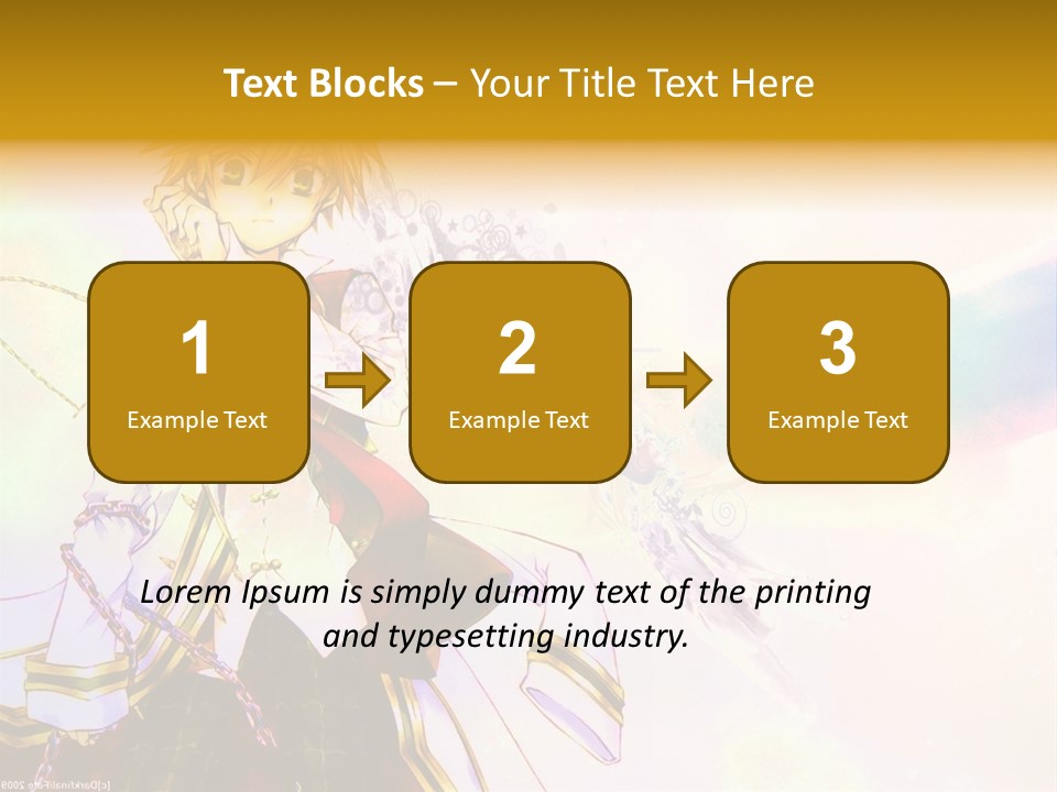 A Anime Character Is Holding A Tennis Racket PowerPoint Template