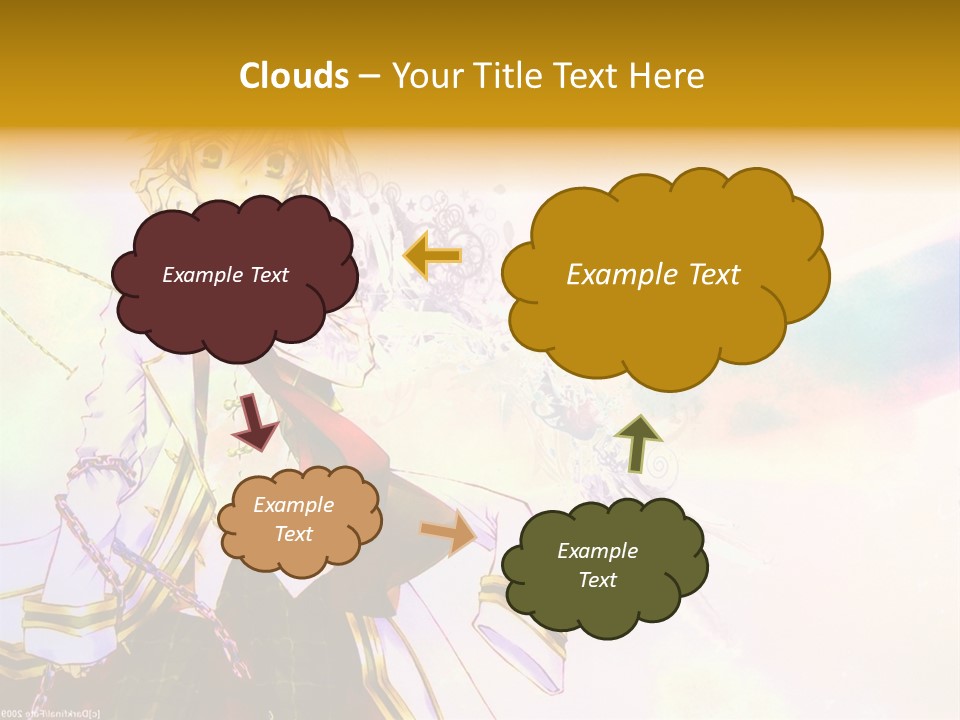 A Anime Character Is Holding A Tennis Racket PowerPoint Template