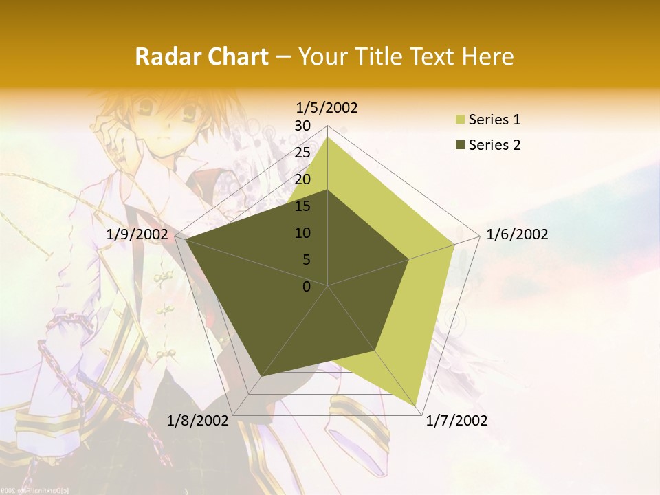 A Anime Character Is Holding A Tennis Racket PowerPoint Template