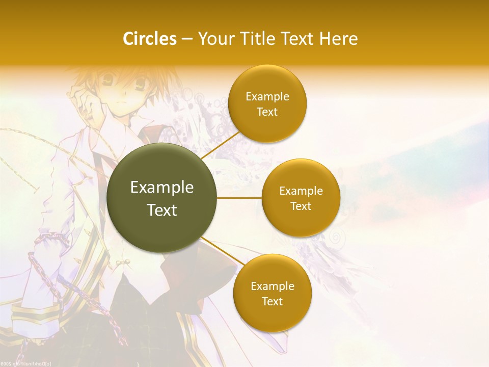 A Anime Character Is Holding A Tennis Racket PowerPoint Template