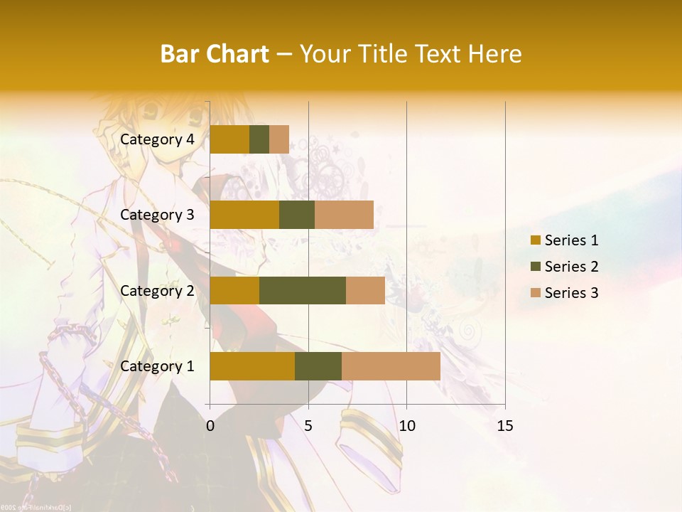A Anime Character Is Holding A Tennis Racket PowerPoint Template
