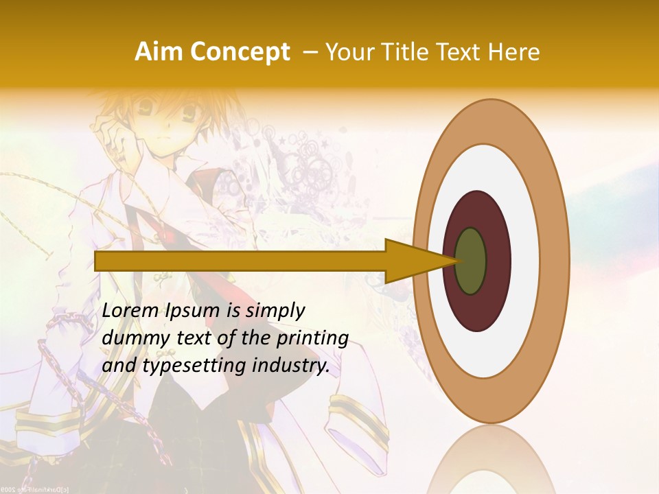 A Anime Character Is Holding A Tennis Racket PowerPoint Template