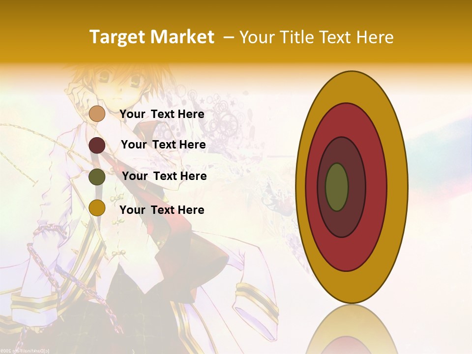 A Anime Character Is Holding A Tennis Racket PowerPoint Template