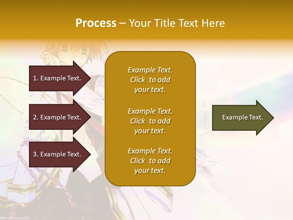 A Anime Character Is Holding A Tennis Racket PowerPoint Template