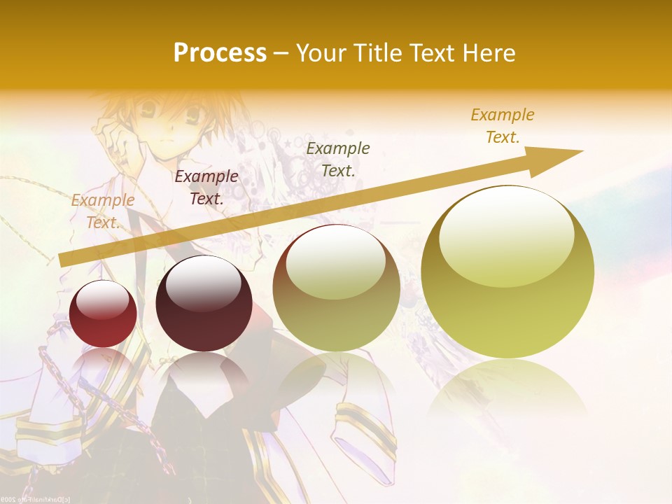 A Anime Character Is Holding A Tennis Racket PowerPoint Template