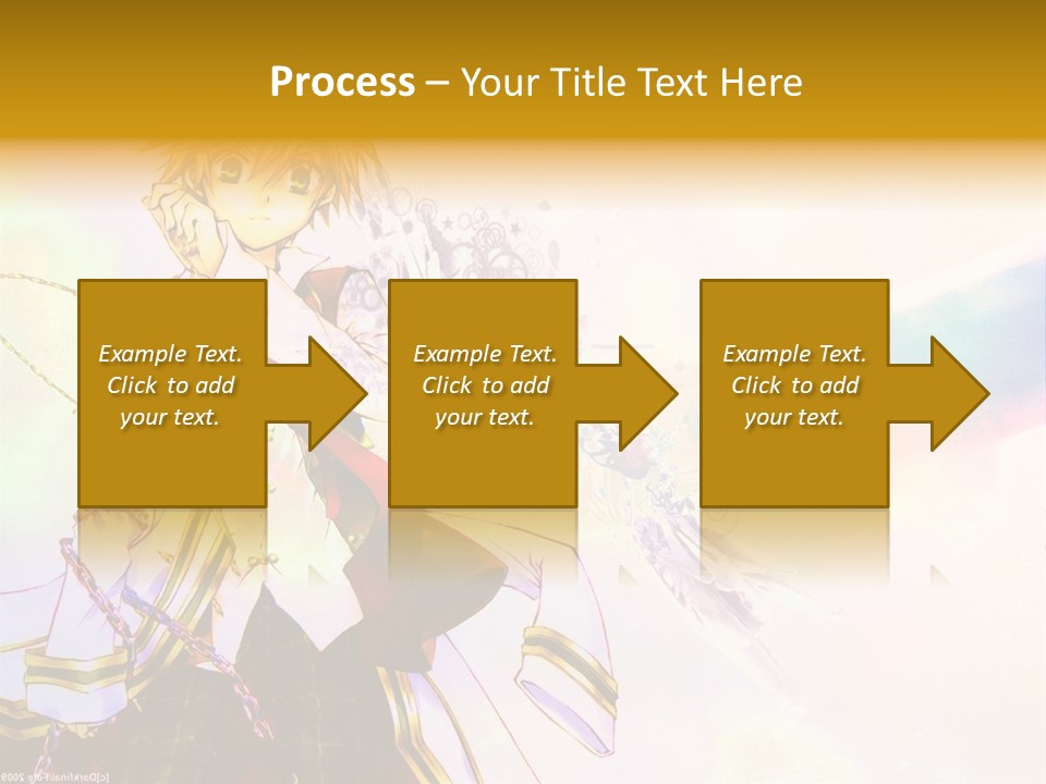 A Anime Character Is Holding A Tennis Racket PowerPoint Template