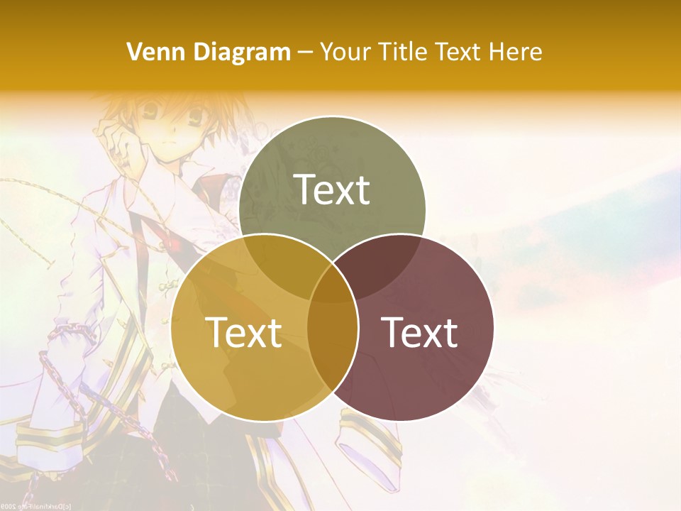 A Anime Character Is Holding A Tennis Racket PowerPoint Template