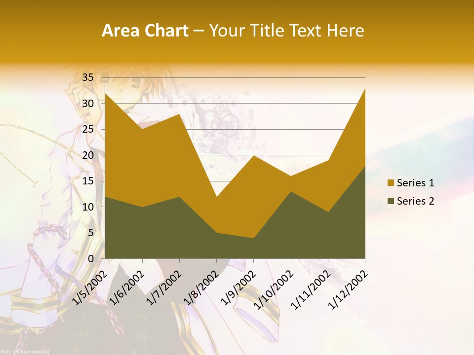 A Anime Character Is Holding A Tennis Racket PowerPoint Template