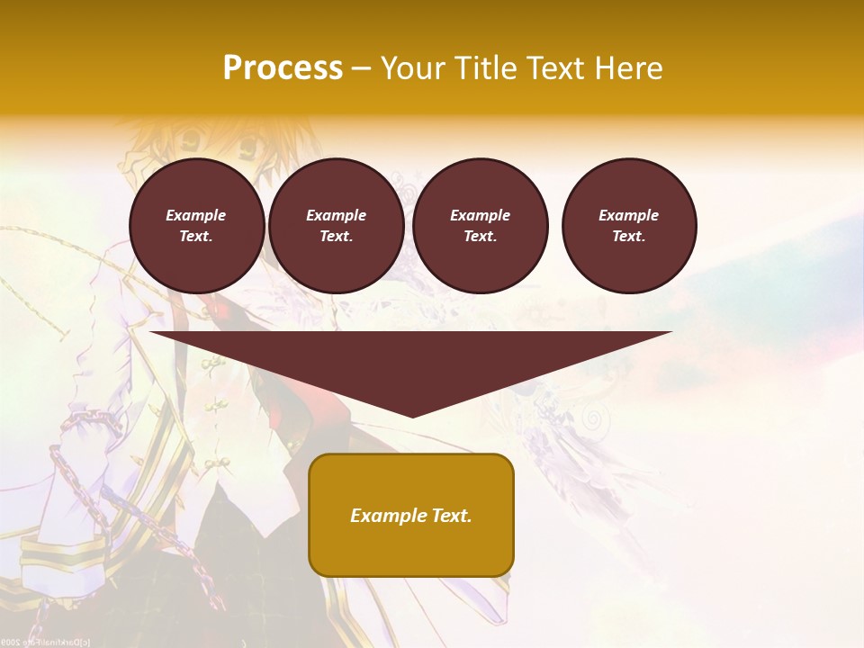 A Anime Character Is Holding A Tennis Racket PowerPoint Template