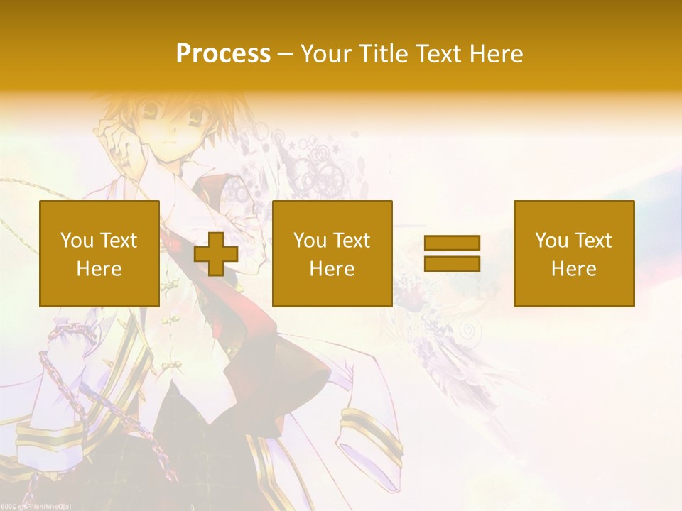 A Anime Character Is Holding A Tennis Racket PowerPoint Template