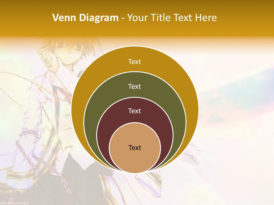 A Anime Character Is Holding A Tennis Racket PowerPoint Template