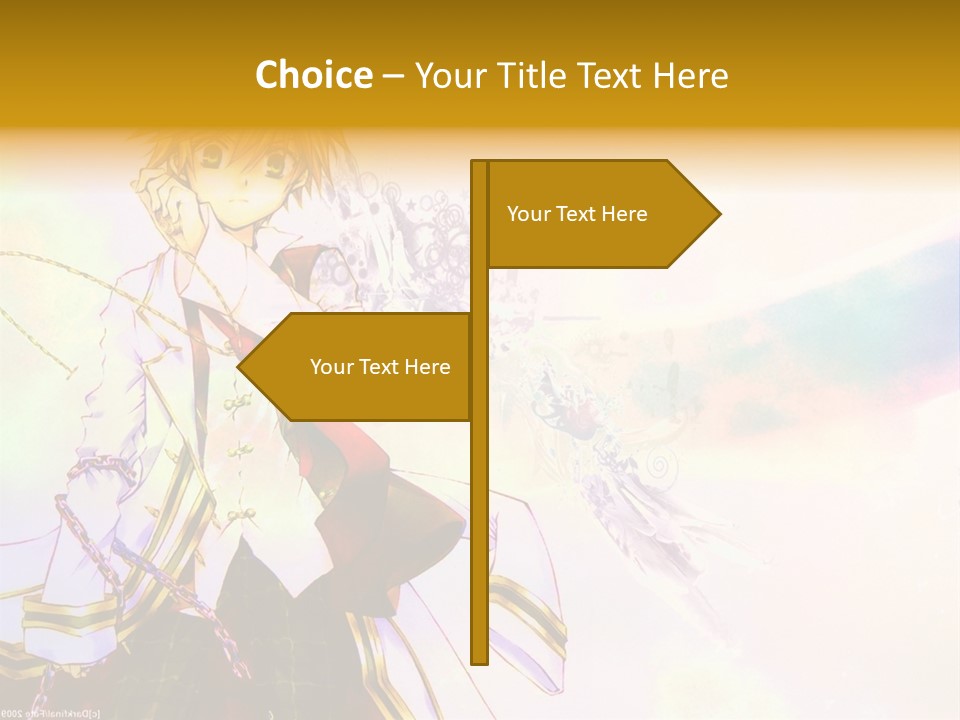 A Anime Character Is Holding A Tennis Racket PowerPoint Template