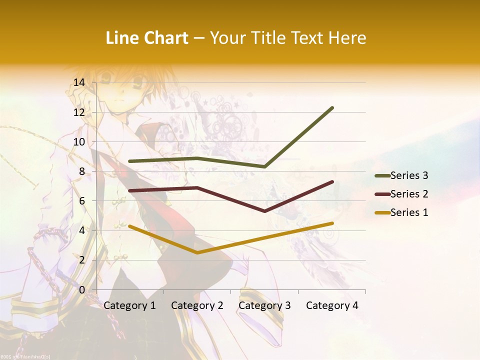 A Anime Character Is Holding A Tennis Racket PowerPoint Template