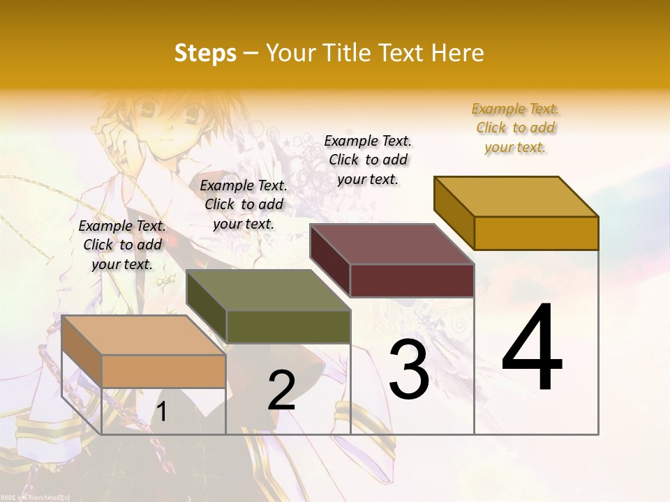 A Anime Character Is Holding A Tennis Racket PowerPoint Template