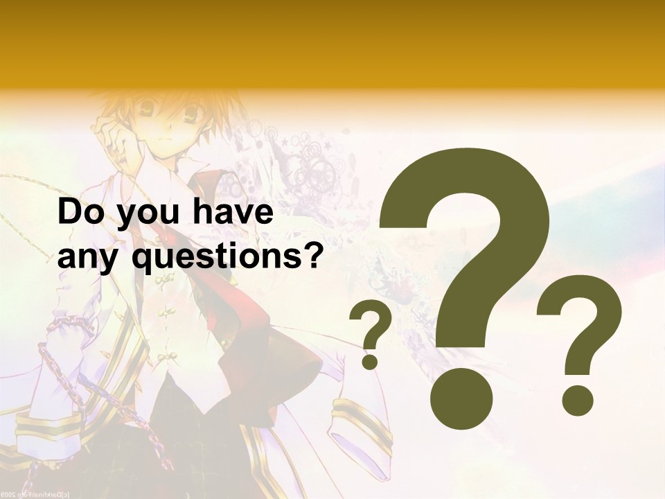 A Anime Character Is Holding A Tennis Racket PowerPoint Template