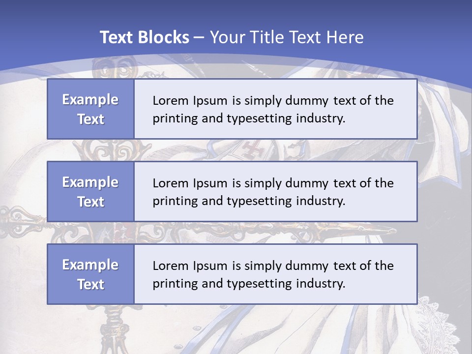 A Woman In A White Dress Holding A Sword PowerPoint Template