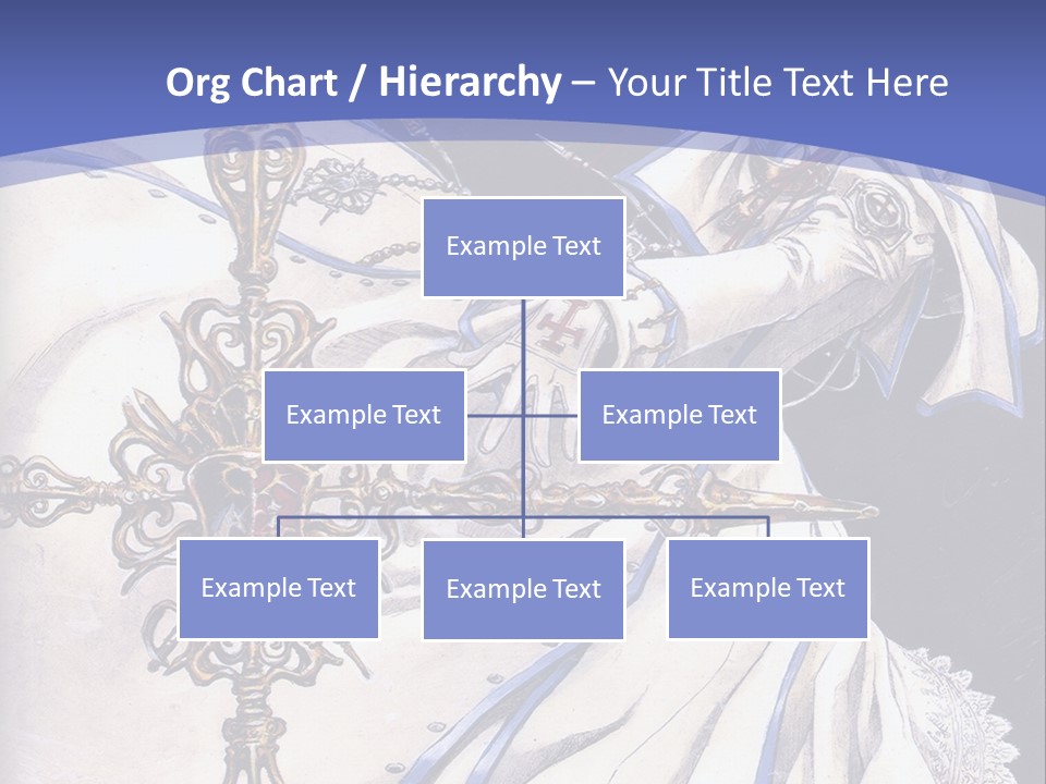 A Woman In A White Dress Holding A Sword PowerPoint Template