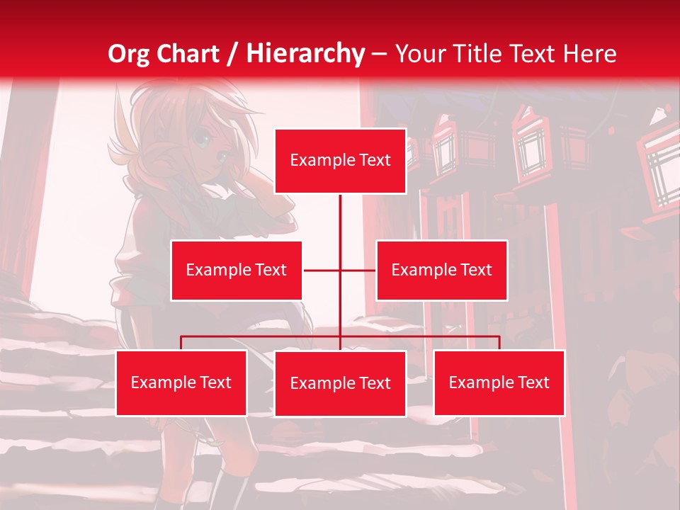 A Woman Standing On Steps In Front Of A Gate PowerPoint Template