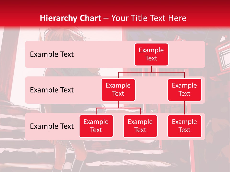 A Woman Standing On Steps In Front Of A Gate PowerPoint Template