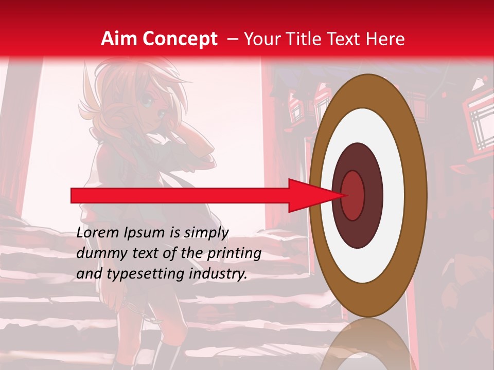 A Woman Standing On Steps In Front Of A Gate PowerPoint Template