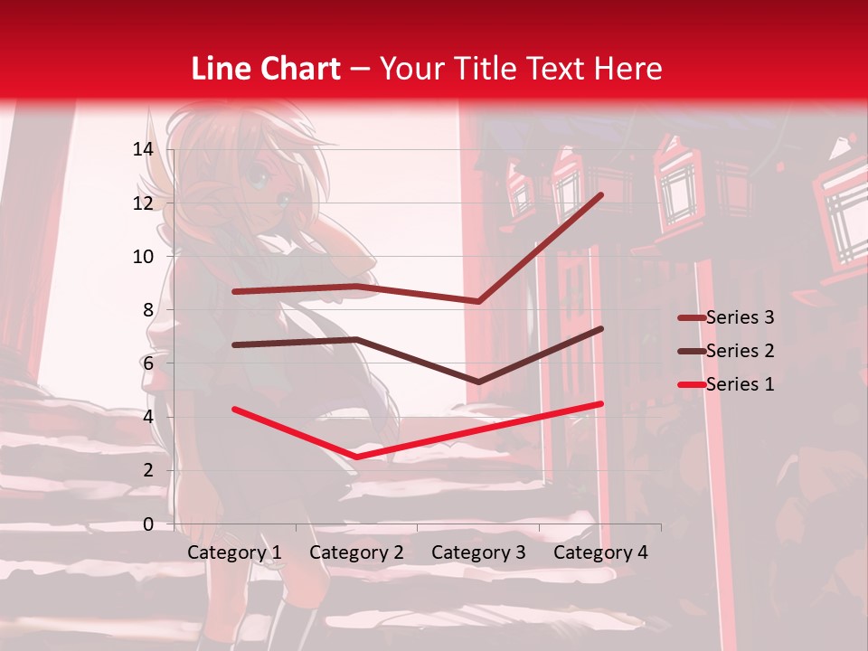 A Woman Standing On Steps In Front Of A Gate PowerPoint Template