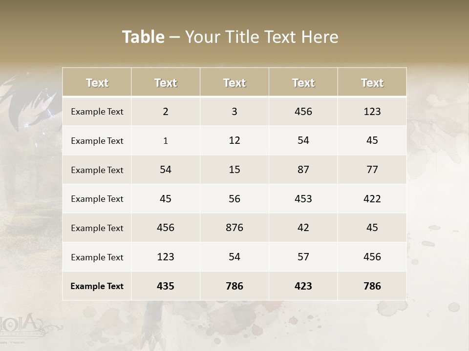 A Woman With A Sword And Wings Powerpoint Template PowerPoint Template
