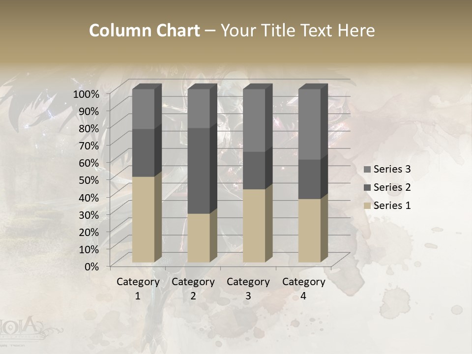 A Woman With A Sword And Wings Powerpoint Template PowerPoint Template