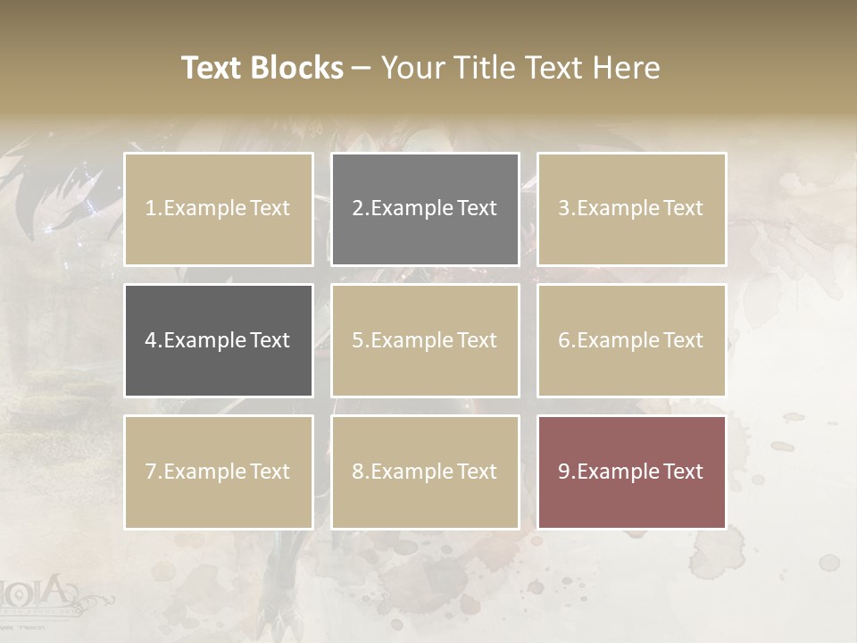 A Woman With A Sword And Wings Powerpoint Template PowerPoint Template