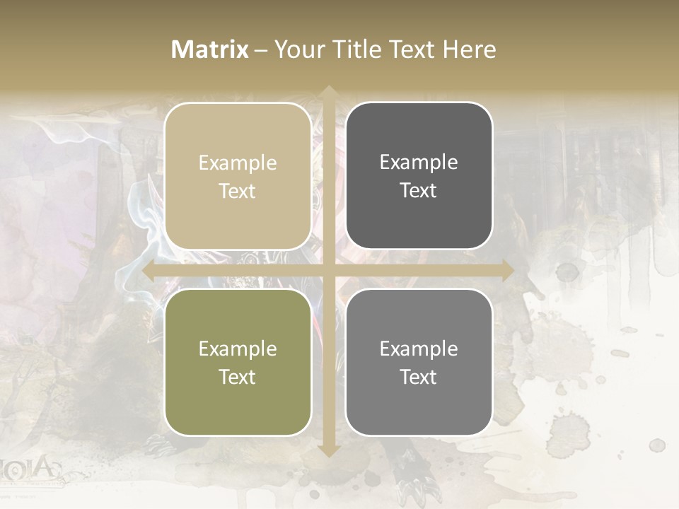 A Man With A Sword Standing In Front Of A Castle PowerPoint Template