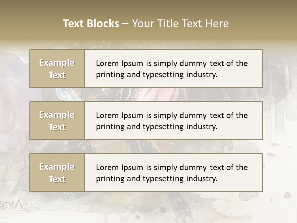 A Man With A Sword Standing In Front Of A Castle PowerPoint Template