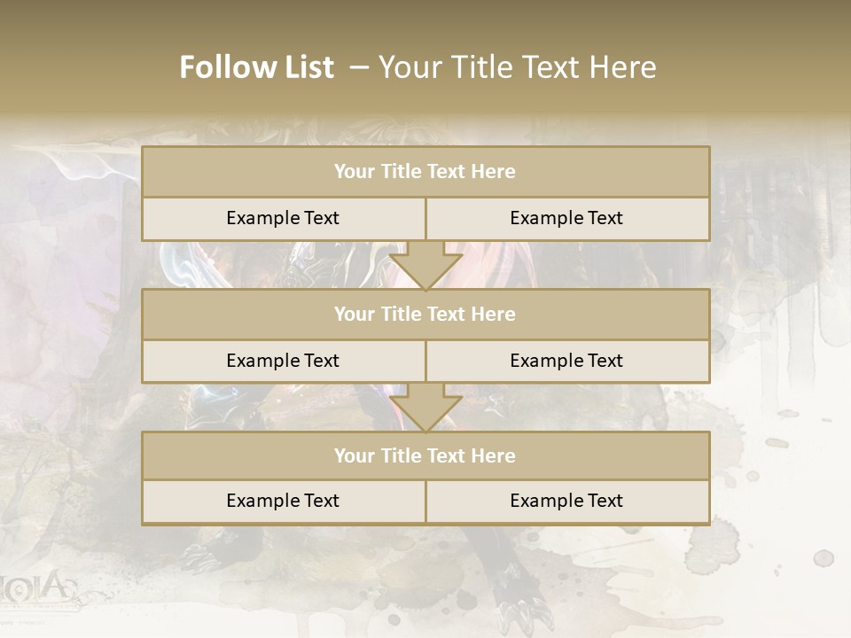 A Man With A Sword Standing In Front Of A Castle PowerPoint Template