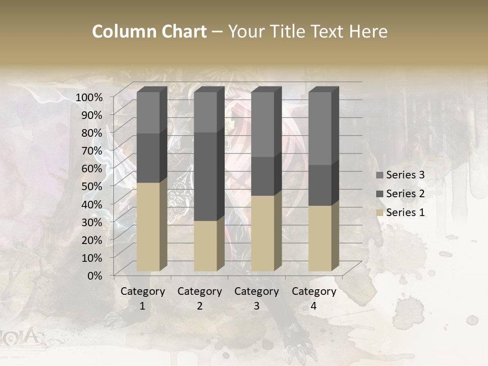 A Man With A Sword Standing In Front Of A Castle PowerPoint Template