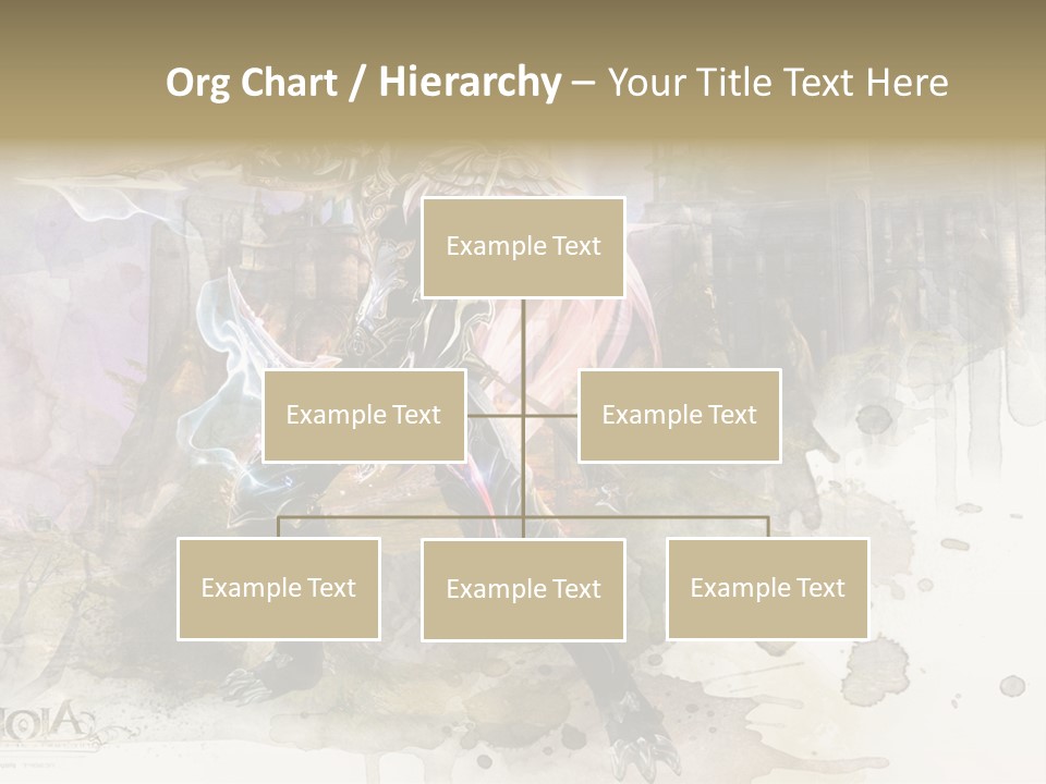 A Man With A Sword Standing In Front Of A Castle PowerPoint Template