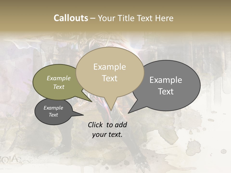 A Man With A Sword Standing In Front Of A Castle PowerPoint Template