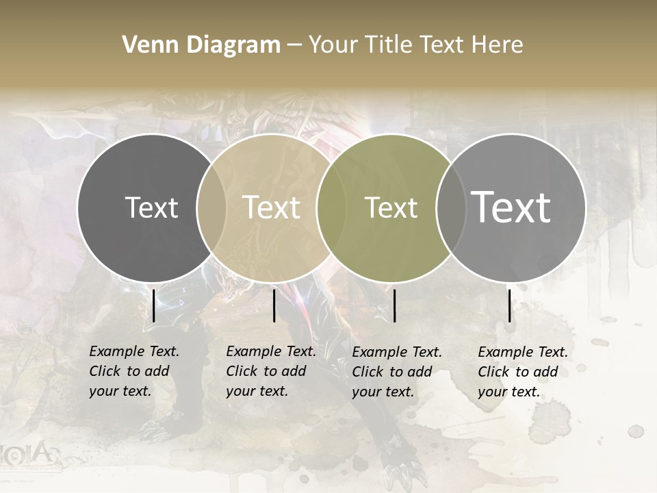 A Man With A Sword Standing In Front Of A Castle PowerPoint Template